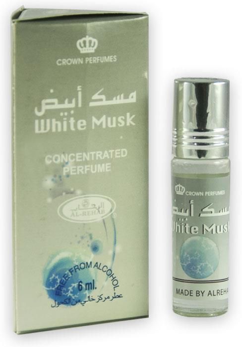 Al-Rehab White Musk Attar – 6 Ml, Alkoholfrei – Langanhaltendes Duftöl