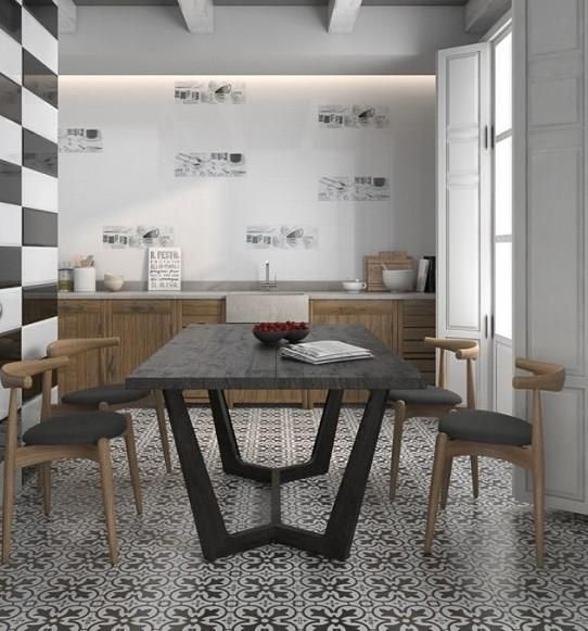 Geotiles Boulevard Negro 45x45