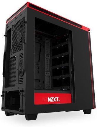 Obudowa komputerowa NZXT H440 Czarno-czerwona (CA-H442W-M1