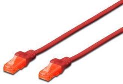 Zdjęcie Digitus Patchcord UTP Cat.6 czerwony 1.0m 15 LGW (DK1612010R) - Łódź