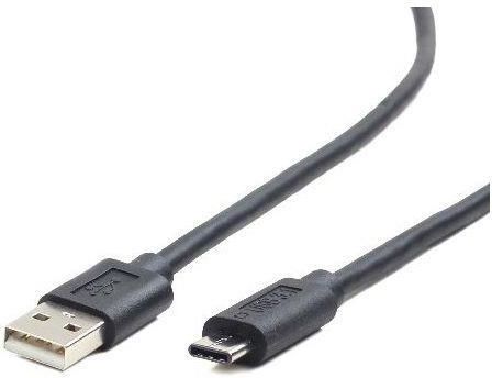Gembird Kabel USB 2.0 AM - USB TYPE-C 1.8m czarny (CCPUSB2AMCM6)