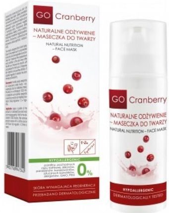 Nova Kosmetyki Naturalne Odżywienie Maseczka do Twarzy GoCranberry 50ml
