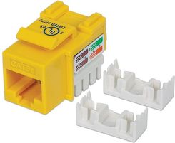 Intellinet Moduł Keystone Cat.5e UTP RJ45 zaciskany żółty (210133)