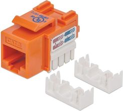 Intellinet Moduł Keystone Cat.6 UTP RJ45 zaciskany pomarańczowy (210775)
