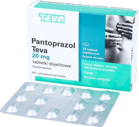Pantoprazol Teva 20 mg 14 tabl.