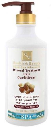 Health Beauty Odżywka Do Włosów Z Olejkiem Arganowym i Minerałami Z Morza Martwego Health Beauty 780 ml