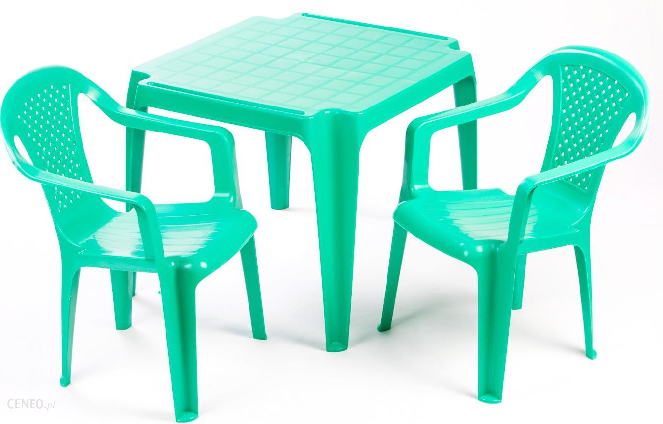Grand Soleil Stolik I Dwa Krzesla Dla Dzieci Zielone Ceny I Opinie Ceneo Pl