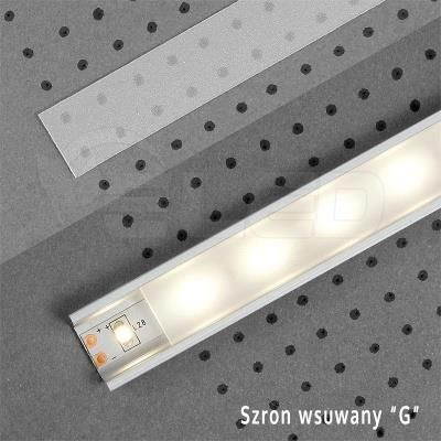 Topmet Klosz Wsuwany "G" Szron Do Profili Aluminiowych Led - 1Mb 84060039