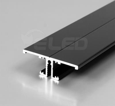 Topmet Profil Aluminiowy Led Back Czarny Anodowany Z Kloszem - 1Mb 90020002