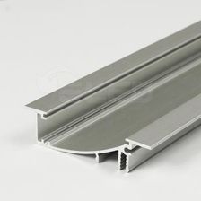 Zdjęcie Topmet Profil Aluminiowy Led Flat Anodowany Z Kloszem - 1Mb 23040020 - Wołów
