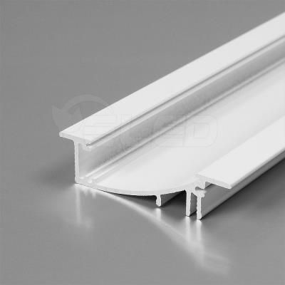 Topmet Profil Aluminiowy Led Flat Malowany Biały Z Kloszem - 1Mb 23040001