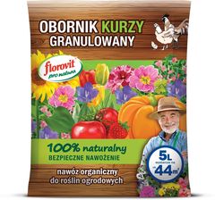Zdjęcie Florovit Obornik Kurzy Granulowany Pro Natura 5 L - Wołów