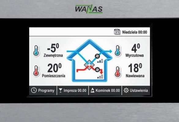 Wanas Rekuperator 350V