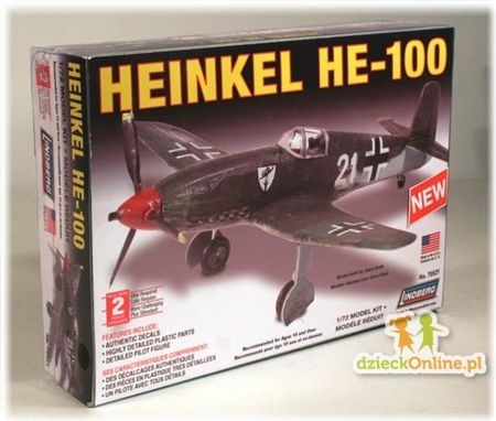 lindberg do sklejania samolot heinkel he-100 (70521)
