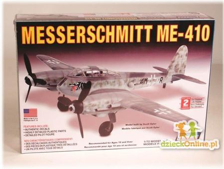 lindberg do sklejania samolot messerschmitt me-410 (70517)