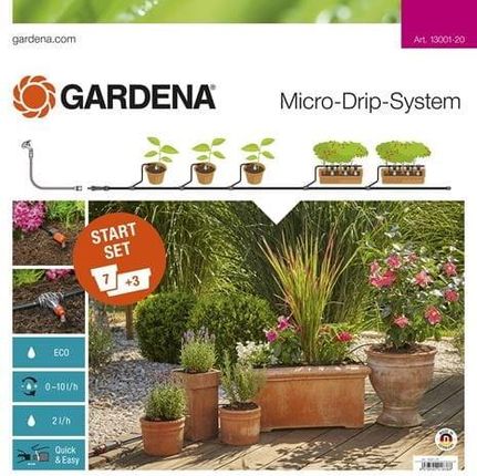 Gardena Micro-Drip-System - zestaw podstawowy M do roślin doniczkowych (13001-20)