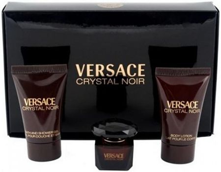 Versace Crystal Noir Woda Toaletowa 5ml + Balsam do Ciała 25ml + Żel pod Prysznic 25ml