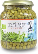 Zdjęcie Bio EUROPA groszek zielony w zalewie w słoiku Bio 350g (230g) - Gniezno