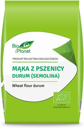 Bio Planet mąka z pszenicy durum (semolina) 500g