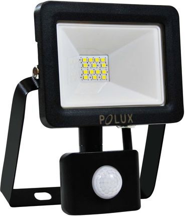 Polux Projektor Led Slim 10W Ip65 Mikrofalowy Czujnik Ruchu (304780)