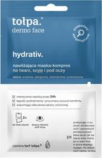 tołpa. hydrativ, maska-kompres nawilżająco-odprężąjąca na twarz, szyję i dekolt (saszetka) 2 x 6 ml