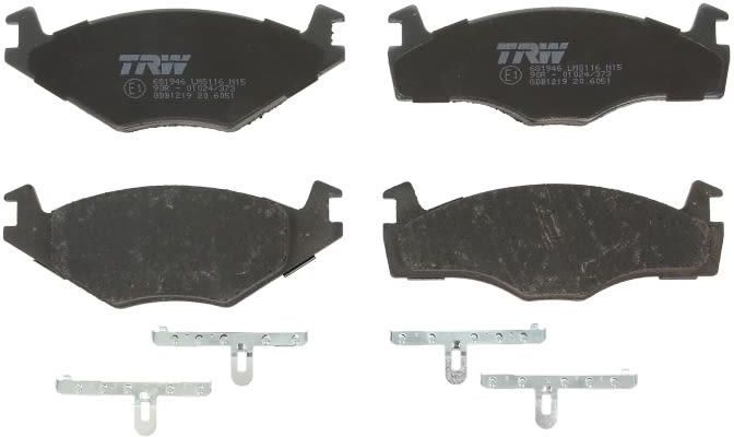 TRW COTEC GDB1219 Kit pastiglie freni non predisposto per
