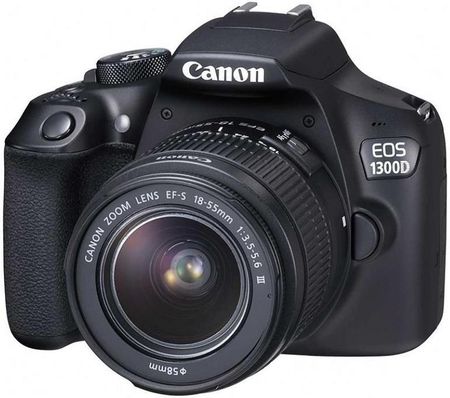 Canon EOS 1300D Czarny + 18-55mm II IS