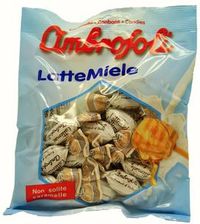 Zdjęcie Ambrosoli Cukierki miodowe latte 135g - Opalenica