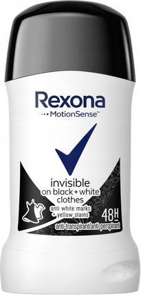Rexona Invisible White + Black Sztyft 40ml