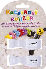 Zdjęcie T-tomi Klips do wózka biały 2 szt. - Miasteczko Śląskie