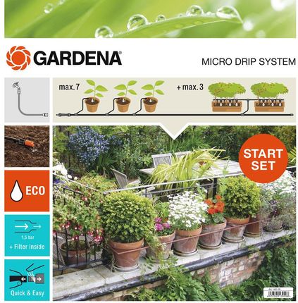 Gardena Mds-Zestaw Startowy Do Nawadniania Roślin Doniczkowych M Ze Sterownikiem (1300220)
