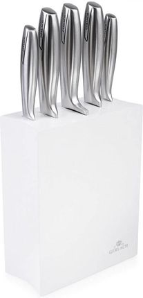 Gerlach Modern Noże Kuchenne W Bloku 993 Białe Zestaw 5 Noży Ge463