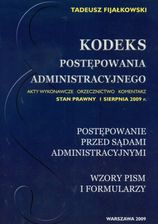 Kodeks Postępowania Administracyjnego Postępowanie Przed Sądami ...