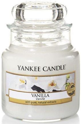 Yankee Candle Świeca zapachowa Vanilla słoik mały