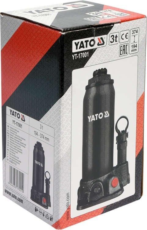 Yato Podnośnik hydrauliczny słupkowy 3t YT17001 - zdjęcie 3 Yato Podnośnik hydrauliczny słupkowy 3t YT17001