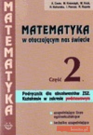 Matematyka w otaczającym nas świecie Podręcznik. zakres podstawowy