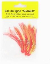 Flashmer Seamer 7 Haczyków Nr 1/0 Żółty Rouge Jaune
