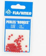 Flashmer Perły Czerwone 4 Mm X 50 Czerwony 1Mm