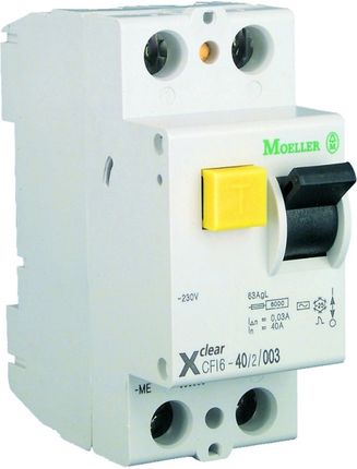 Wyłącznik różnicowo-prądowy typ AC Moeller Electric CFI6-63/2/003