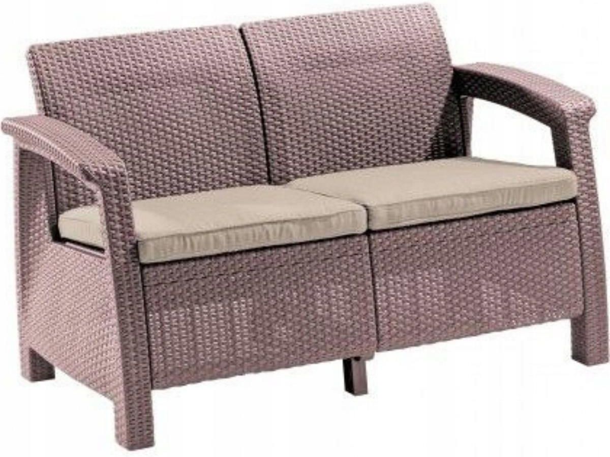 Allibert Corfu Love Sofa Cappucino