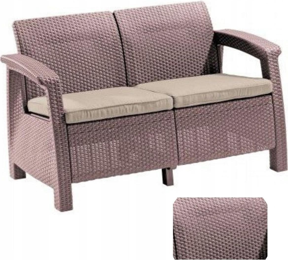 Allibert Corfu Love Sofa Cappucino