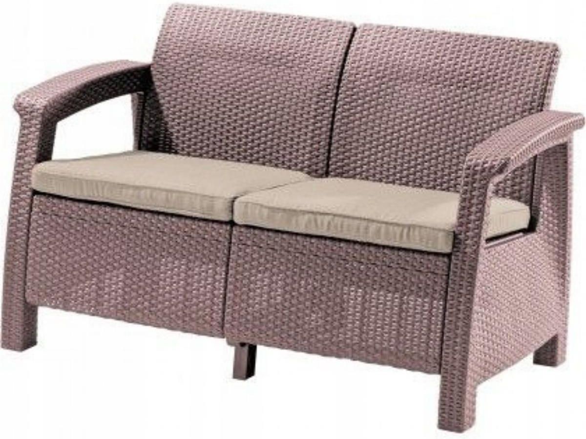 Allibert Corfu Love Sofa Cappucino