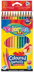 Patio Colorino Kids Kredki Ołówkowe Trójkątne 12 Kolorów