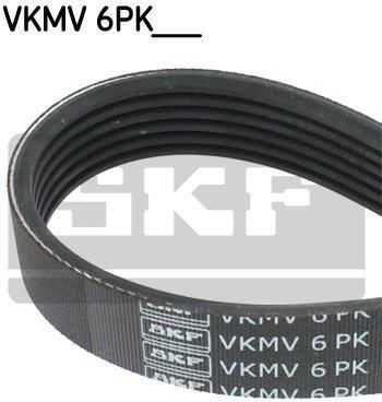 Pasek wielorowkowy klinowy SKF VKMV 6PK2404