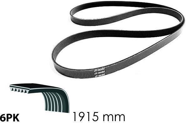 Courroie Multi-V SKF VKMV 3PK860 | Longueur D'origine Exacte | Pour Système D'accessoires De Véhicule | Installation Professionnelle Recommandée