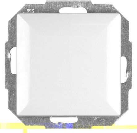 Abex Włącznik pojedynczy z podświetleniem WP-1PS bez ramki Perła biały 9000110