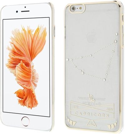 Xgsm Constellation Hard Case Apple Iphone 6 / 6S 4.7 - Koziorożec - Przezroczysty || Złoty (XGSM95027)