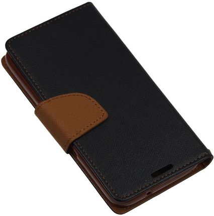 Xgsm Czarno- Brązowe Fancy Book Samsung Galaxy S7 - Brązowy || Czarny (5901737314628)