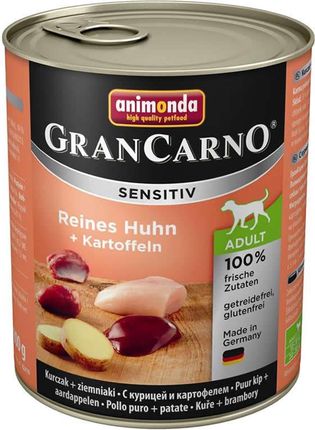 Animonda Grancarno Sensitive Kurczak Z Ziemniakami 6X800G