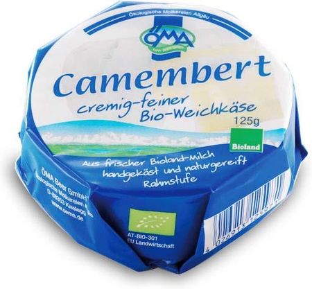Oma ser camembert bio 125 g